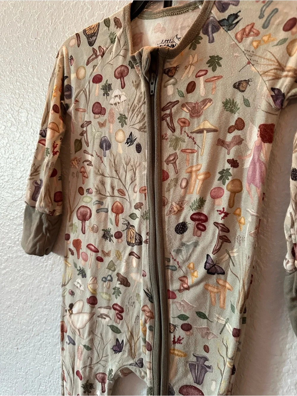 Little Crowns & Capes // Forest Fairy Bamboo zip up non toxic pajamas